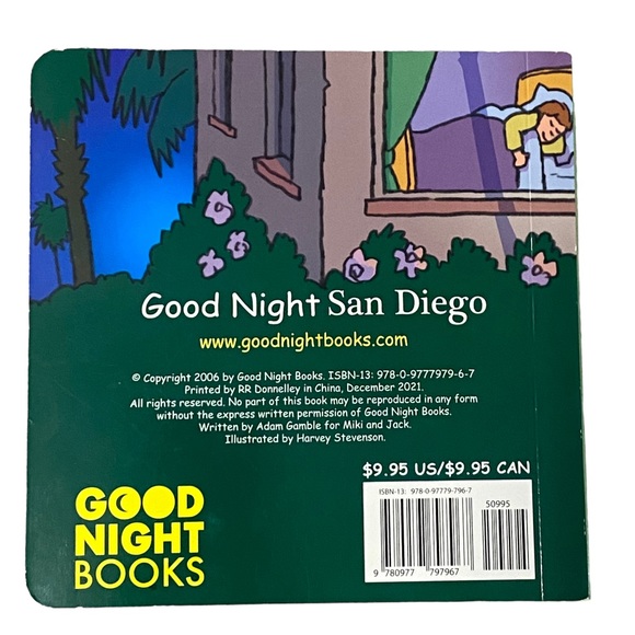 Toddler's Pop Up Book GOOD NIGHT SAN DIEGO - LIKE NEW - Picture 6 of 7